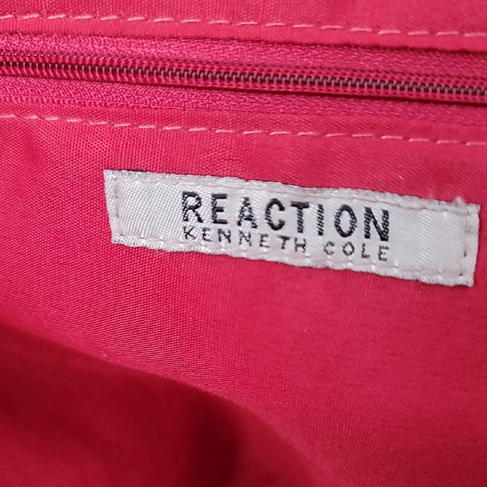 Reaction Kenneth Cole Black, White and Red Floral Shoulder Bag - Picture 12 of 16